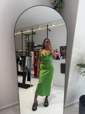 "Melía" dress - πράσινο