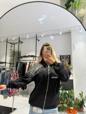 “Skÿra” hoodie - Μαύρο