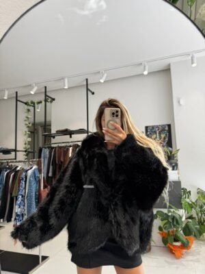 “Pauline” faux fur - Μαύρο