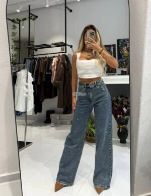 “Luce” sparkle jeans