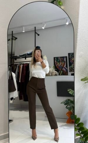 “Lia” trousers - Brown