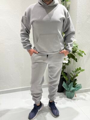 “Core” hoodie set - Γκρι