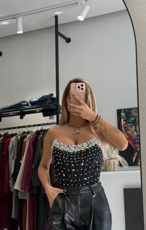 “Évanna” corset - Black