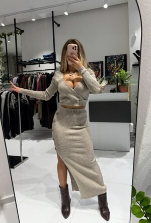 “Nova” rib set - Beige