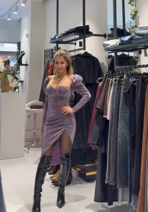 “Elle” glitter dress