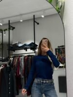 “Lana” basic top - Blue