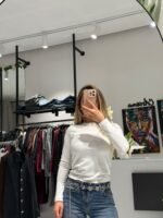 “Lana” basic top - White