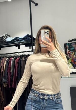 “Lana” basic top - Beige