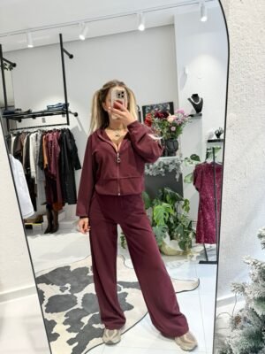 “Marlen” rib set - Aubergine