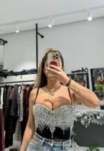 “Icy” corset top - Black