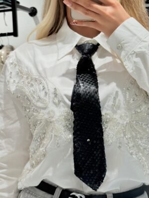 “Glam” sparkly tie