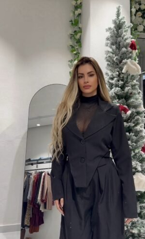 “Lévane” black strass edition