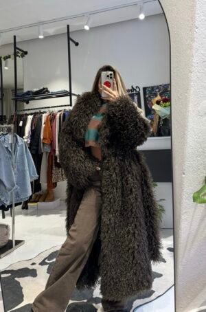 Lumina Shaggy Faux Fur Coat
