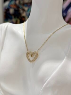 “Love Sparkling Heart” - Stainless Steel