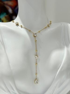 "Crystal Cascade" - Stainless Steel