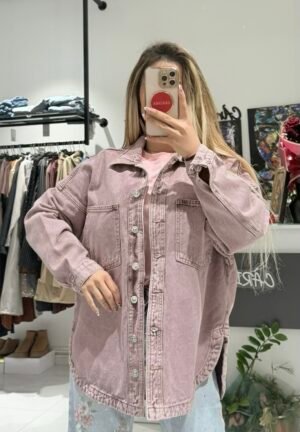 “Amethyst” | Denim Shirt - Jacket