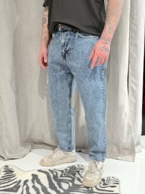 “Nico” | Stonewashed Blue Premium Denim Jeans