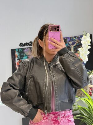 “Slate” | Eco Leather Jacket