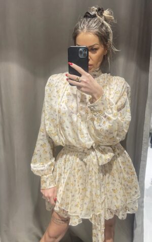 “Amalfi” | Yellow Lumina Floral Dress