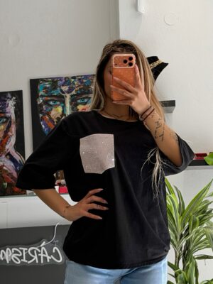 “Vue” | Black Cotton Top