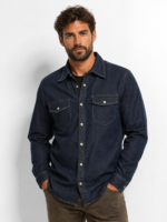 “Jason” | Dark Blue Denim Shirt