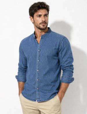 “John” | Blue Denim Shirt