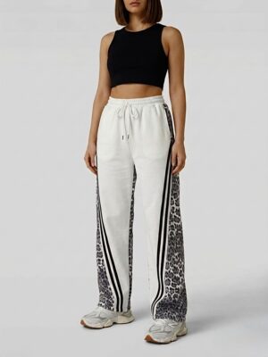 “Majer” | White Leopard Joggers