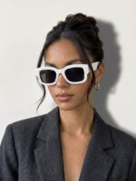 “Bianca” | White Sunglasses