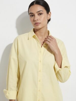 “Siarle” | Yellow Cotton Shirt