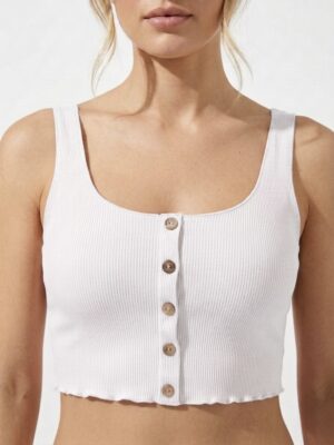 “Viki” | White Viscose Top