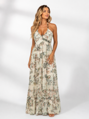 “Reina” | Khaki Everyday Maxi Dress