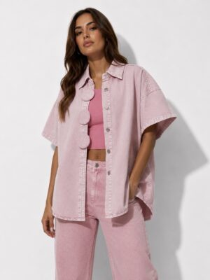 “Aldya” | Cotton Denim Shirt