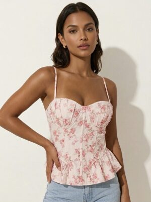 “Fifi” | Floral Mermaid Top