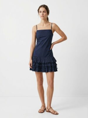 “Bari” | Lumina Navy Mini Dress