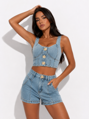 “Thelma” | Blue Denim Set