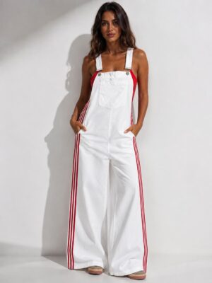 “Sailor” | Lumina White Oversized Overall