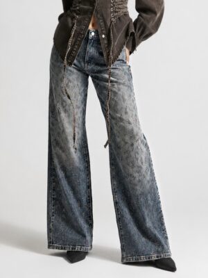 “Lorine” | Leopard Sparkle Jeans