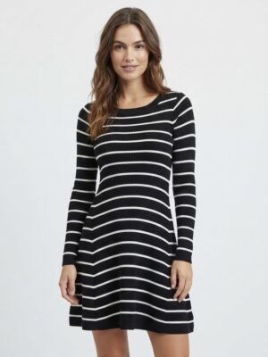 “Mitto” | Striped Knit Dress