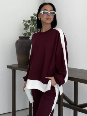 “Nehir” | Contrast Stripe Comfort Set